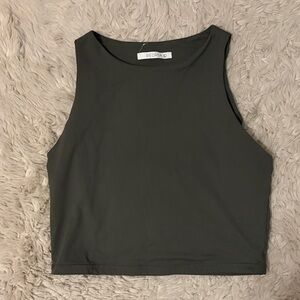 ReoRia Women's Dark Green Crop Top